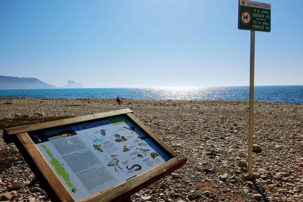 Beachfront Apt! Ac - Pool - Parking Appartement Altea Buitenkant foto